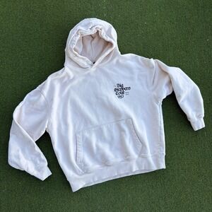 Kendrick Lamar Big Steppers Tour Hoodie Sweatshirt Oklama 2022 Sz Medium Cream